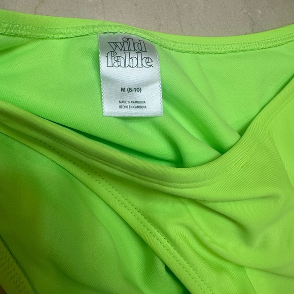 Wild Fable M/L Neon Green Bikini - Picture 15 of 15